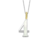 Pendentif Ti Sento Milano Femme Numbers in Argent Madreperla 6841MW_4 - 6841MW_4
